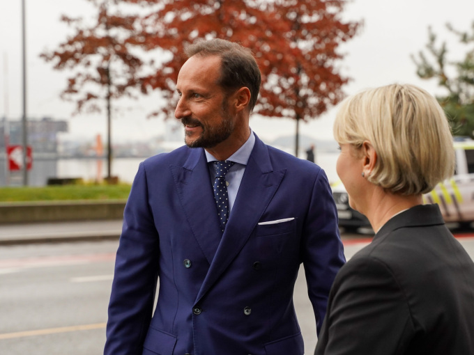 Kronprins Haakon kjem til Havnelageret og NSM i Oslo. Foto: Liv Anette Luane, Det kongelege hoffet